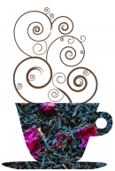 Schwarzer Tee Rosentee