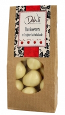 Himbeeren in Joghurt Schokolade